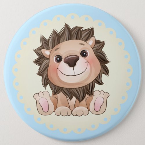 You are Grrreat Cute Lion Baby Boy  Button