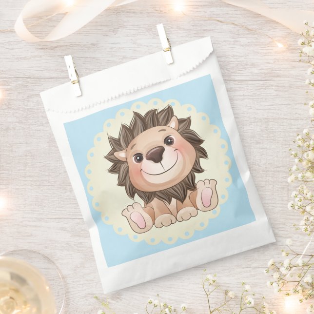 You are Grrreat Cute Lion  Baby  Boy   Favor Bag (Clipped)