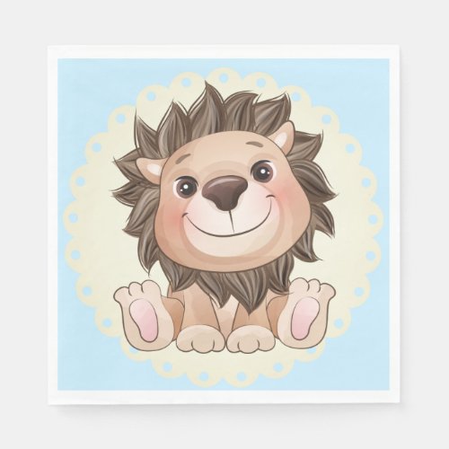 You are Grrreat Cute Lion Baby Boy   Napkins
