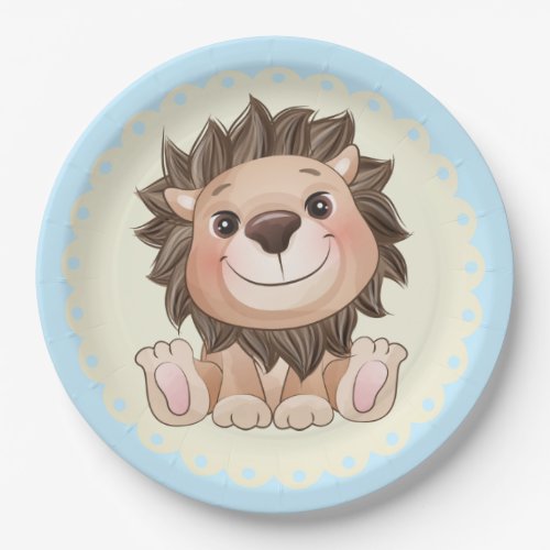 You are Grrreat Cute Lion Baby Boy Paper Plates
