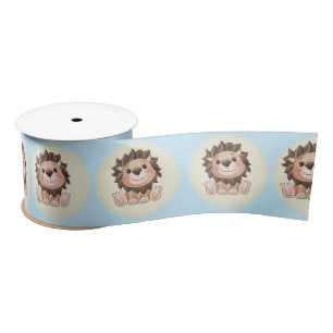 You are Grrreat Cute Lion Baby Boy Satin Ribbon