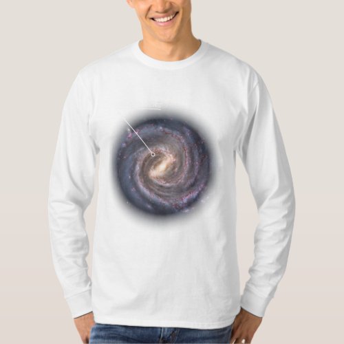 You Are Here Galaxy Astronomy Milky Way Space Sci  T_Shirt