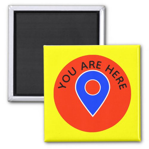 You are Here Locator Cruise Door Marker Magnet