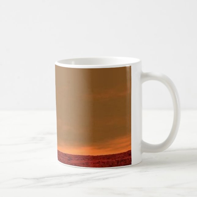 "You are here" On Mars looking at Earth coffee cup (Right)