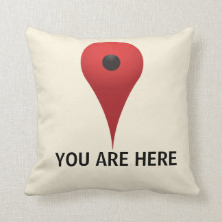 YOU ARE HERE Pillow