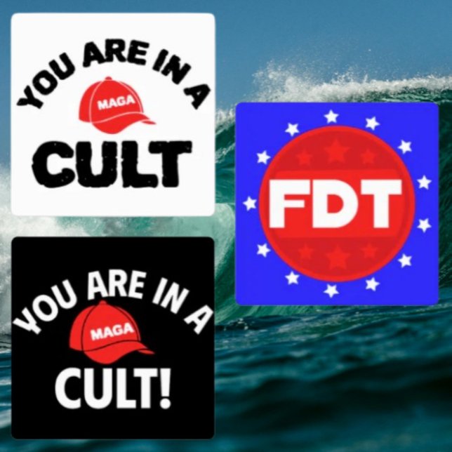 You Are In A Cult + FDT | Resistance Sticker Sheet (Creator Uploaded)