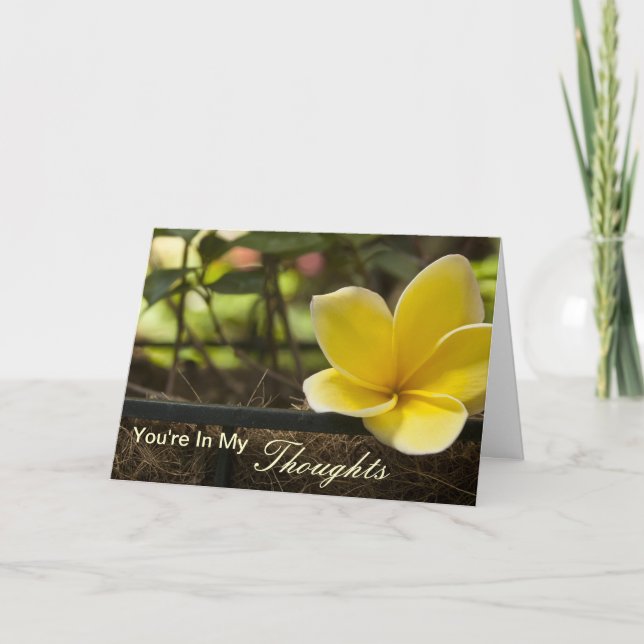 You Are In My Thoughts Card (Front)