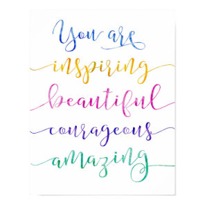 You Are Inspiring Art Print
