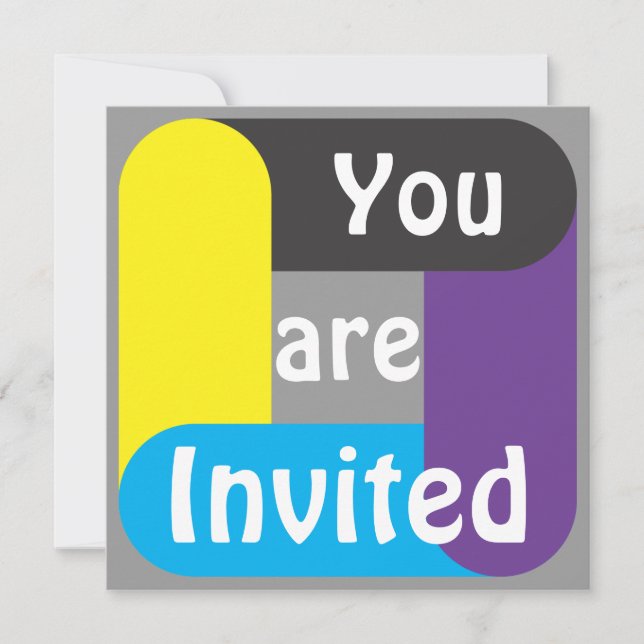 You are Invited Invitation (Front)