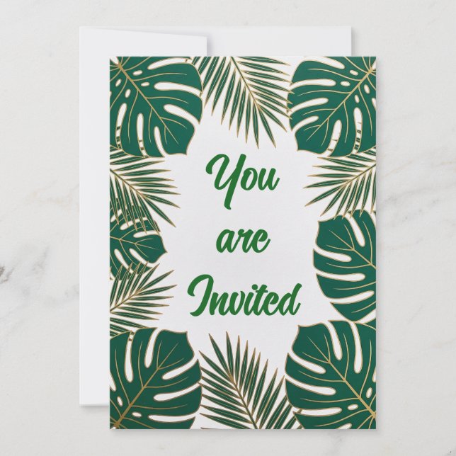You are invited invitation (Front)