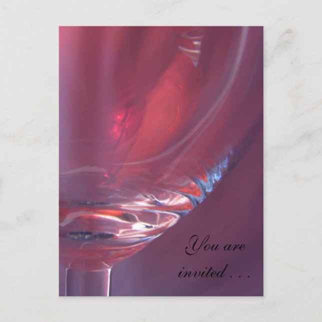 You are invited . . . invitation postcard (Front)