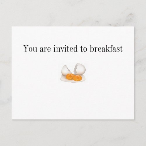 You are invited invitation postcard