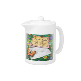 You Are Invited tea pot