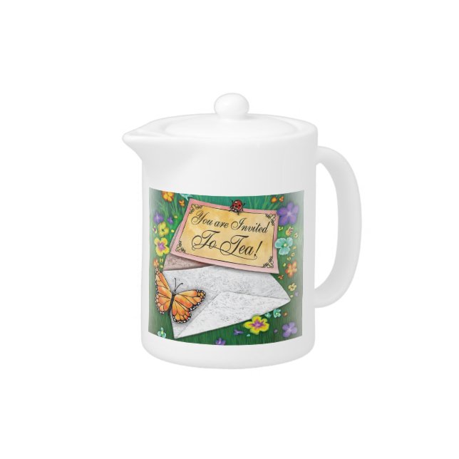You Are Invited tea pot (Right)