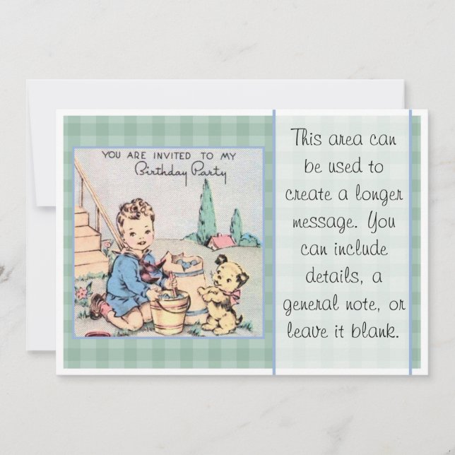 You Are Invited To My Birthday Party Invitation (Front)