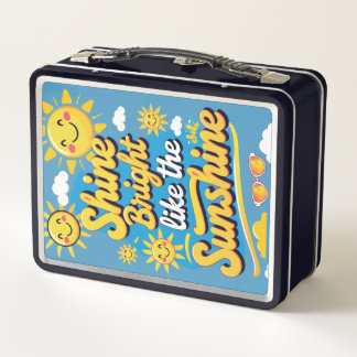 you are like sunshine metal lunch box