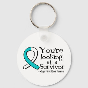 You are Looking at a Cervical Cancer Survivor Keychain