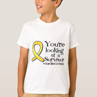 You are Looking at a Childhood Cancer Survivor T-Shirt