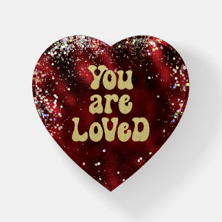 You Are Loved Affirmation Paperweight