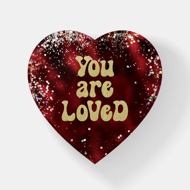You Are Loved Affirmation Paperweight (Front)
