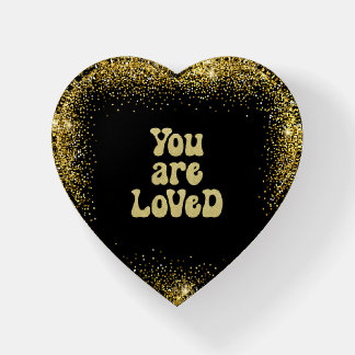 You are Loved Affirmation Reminder Paperweight