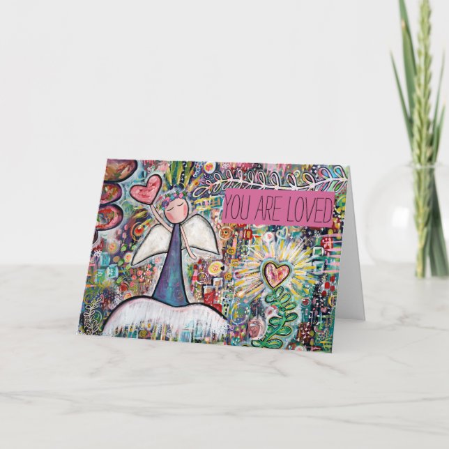 You are Loved Angel Card (Front)