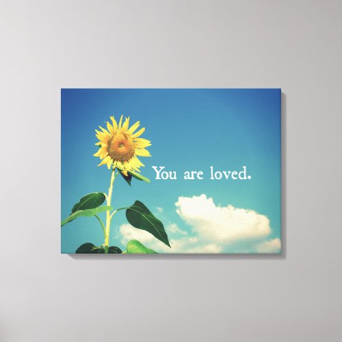 You are Loved Canvas Print