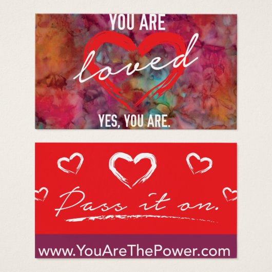 You Are Loved Cards (Front & Back)