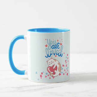You Are Loved Cats Mug