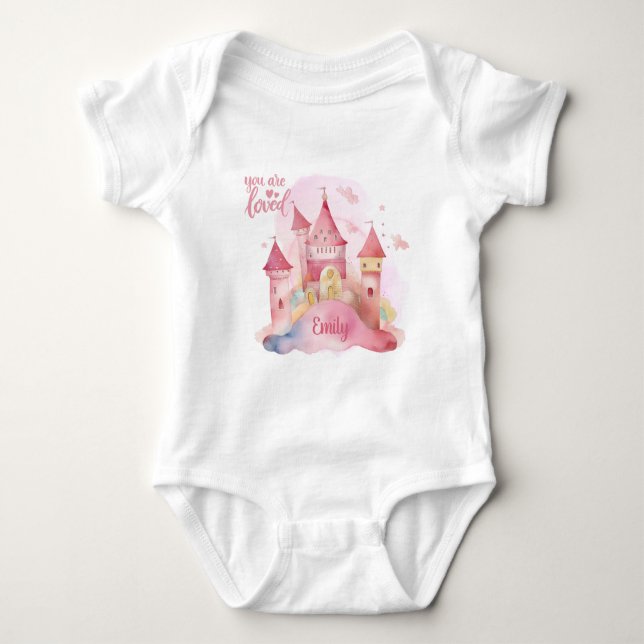 You are Loved Customizable Baby Bodysuit (Front)