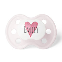 You Are Loved Customizable Heart Baby Girl's Pacifier You Are Loved Customizable Heart Baby Girl's Pacifier