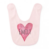 You Are Loved Customizable Heart Girl's Bib You Are Loved Customizable Heart Girl's Bib