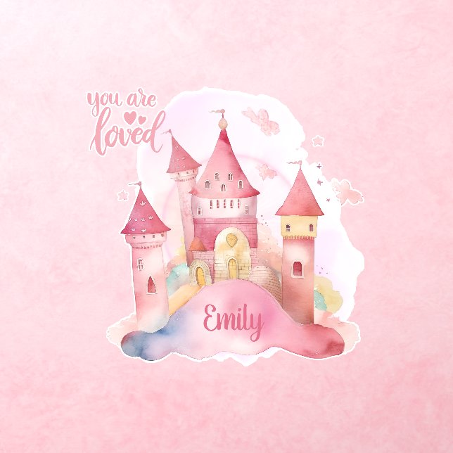 You are Loved Customizable portrait Wall Decal (Insitu 3)