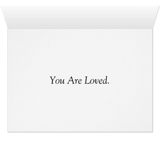 You Are Loved Heart and Oak Tree (Inside Horizontal (Bottom))