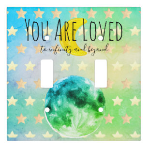 You Are Loved, infinity beyond Light Switch Cover