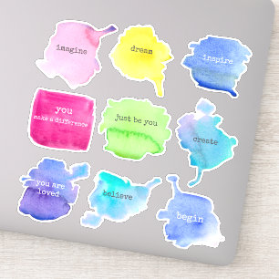 You Are Loved Inspiration Positive Words Sticker