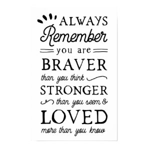 'You Are Loved' Inspirational Quote Art Kids Poster