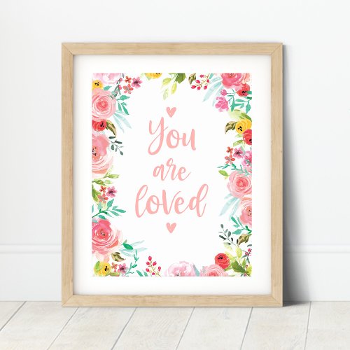 You Are Loved Nursery Art Print