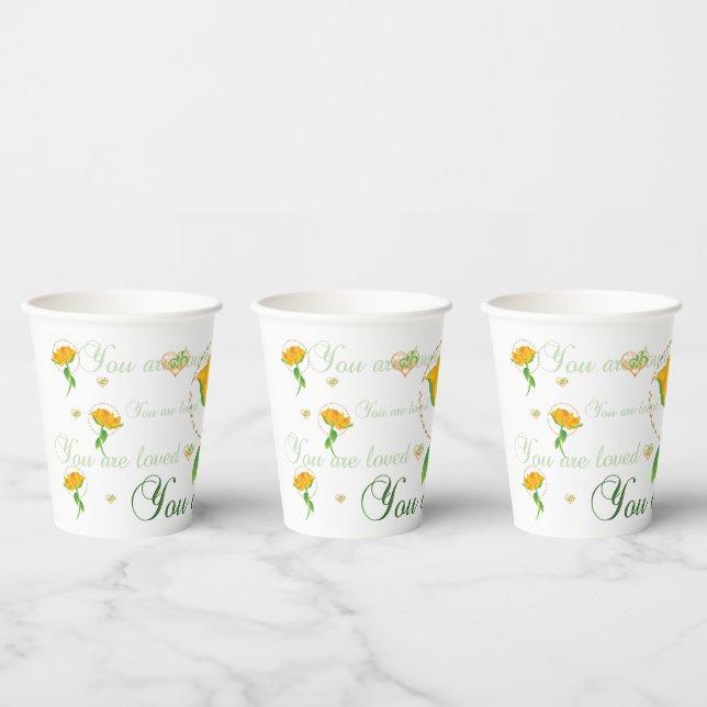 You are loved Paper cup (Multi)