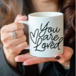 You are Loved Photo Coffee Mug<br><div class="desc">This love and photo design makes a great gift for Father's Day,  Mother's Day,  birthdays,  grandparents and any time love is involved.</div>
