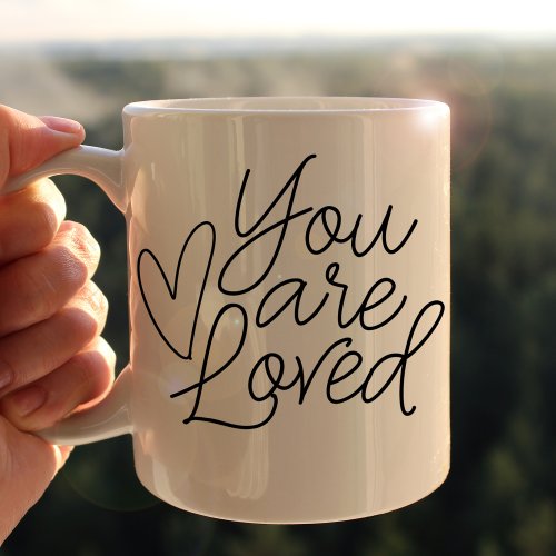 You are Loved Photo Two_Tone Coffee Mug