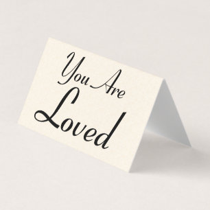 You Are Loved Platonic Valentine Notecard 25pk