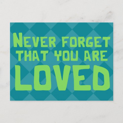 You Are Loved Platonic Valentine Postcard
