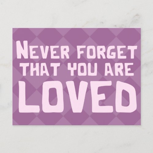 You Are Loved Platonic Valentine Postcard