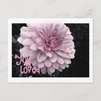 you are loved postcard