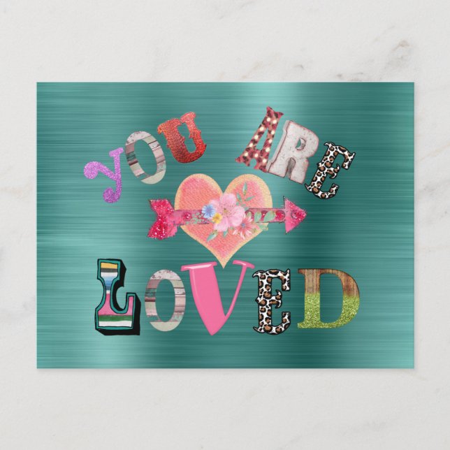 You are Loved Postcard (Front)