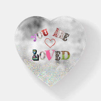 You are Loved Quote Paperweight