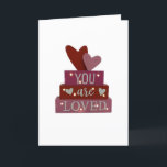 **YOU ARE LOVED*** ROMANTIC CHRISTMAS CARD<br><div class="desc">THANK YOU FOR STOPPING BY 1 OF MY 8 STORES!!!!!</div>