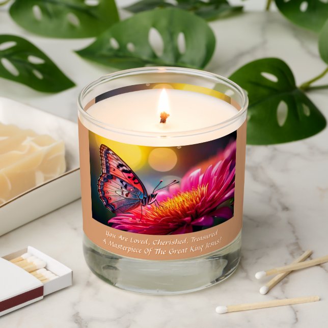 "You Are Loved" Scented Jar Candle (Lit)