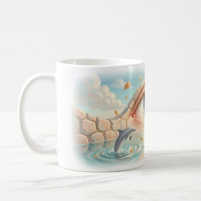 You Are Loved Serene Vision Poster Coffee Mug (Left)